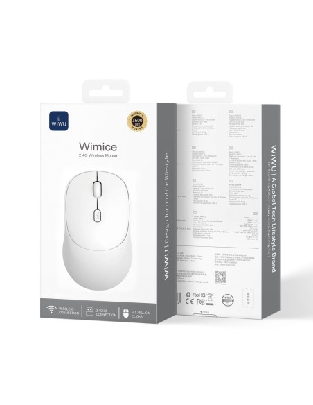 Ratón Inalámbrico 2.4G Blanco
