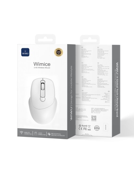 Ratón Inalámbrico 2.4G Blanco