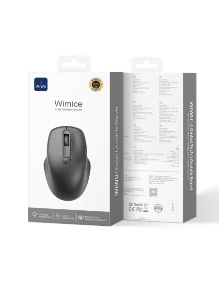 Ratón Inalámbrico 2.4G Negro