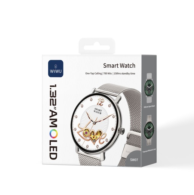 Smartwatch SW07 Plata