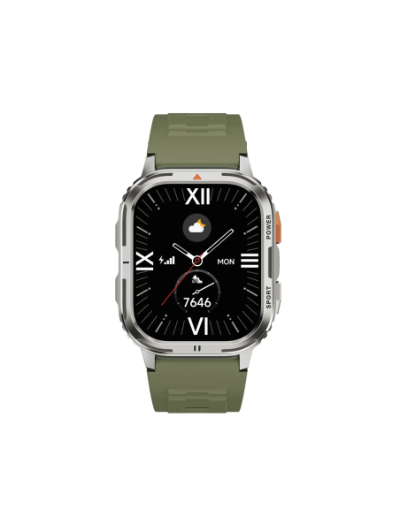 Reloj Inteligente SW05 Titanio+Verde Caqui