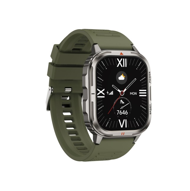 Reloj Inteligente SW05 Titanio+Verde Caqui