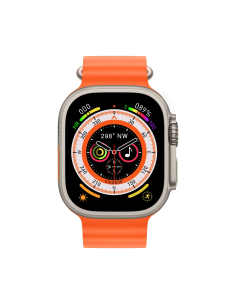 Reloj Inteligente SW01 Ultra Lite Plata + Naranja