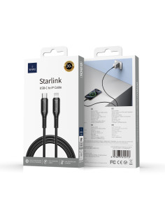 Cable (C-L) de 30 W y 1 Metro Negro