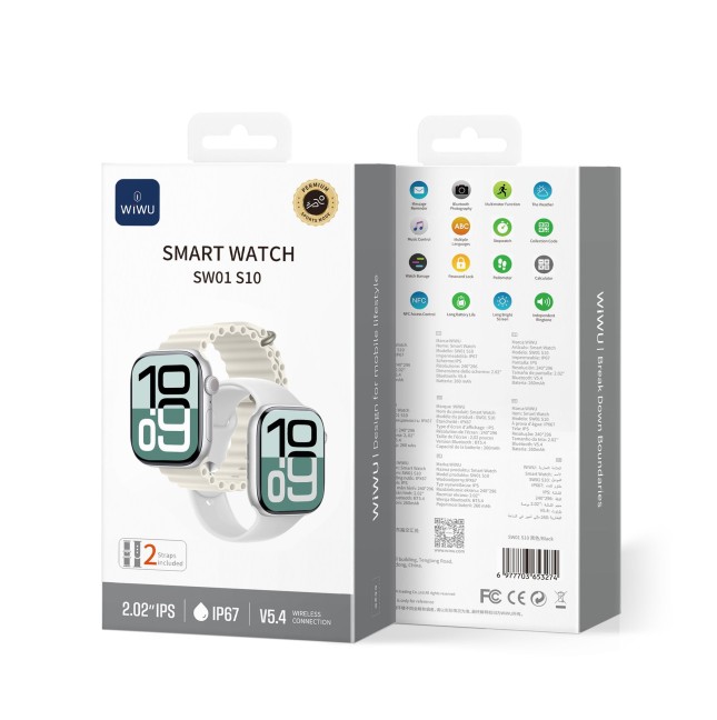 Smart Watch SW01 S10 Silver