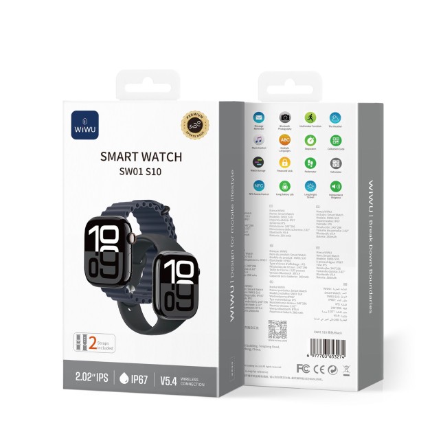 Smart Watch SW01 S10 Black