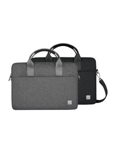 Maletín minimalista para portátil Pro II de 14" en gris 2