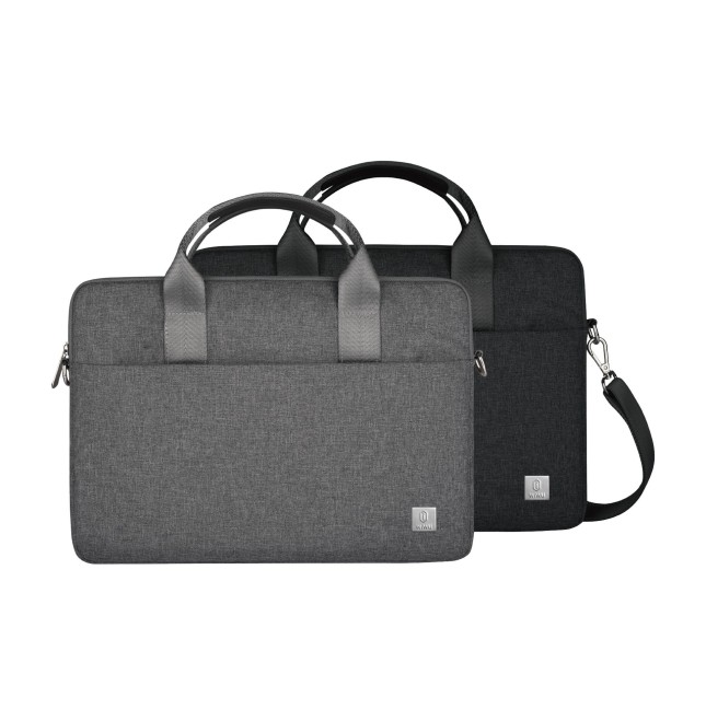Pro II Minimalist 14" Gray Laptop Briefcase