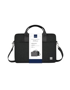 Maletín minimalista negro para portátil Pro II de 15,6" 2