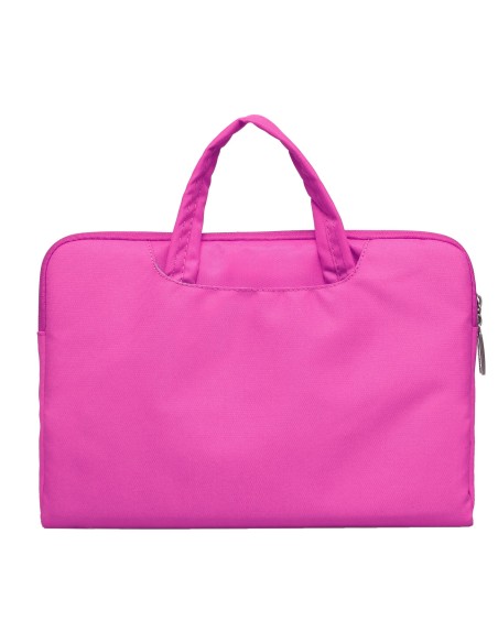 Maletín con neceser Campus Slim de 13.3" para portátil de color fucsia