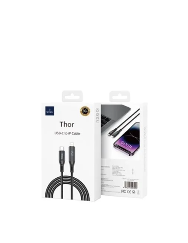 Cable C-L Black 1.2M 30W