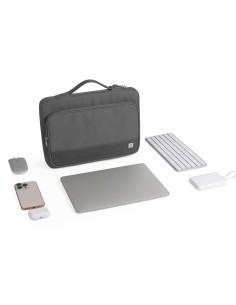 14" Cozy Classic Gray Laptop Sleeve 2