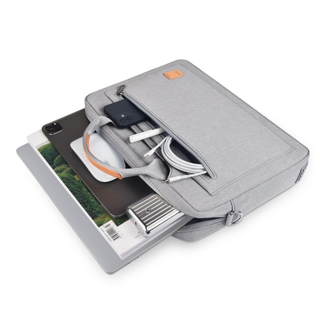 14" Pioneer Pro Briefcase Grey