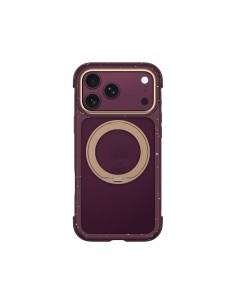 Funda iPhone 18/17 Pro Max Soporte MagSafe AreoArmor Morado/Oro | WiWU 2