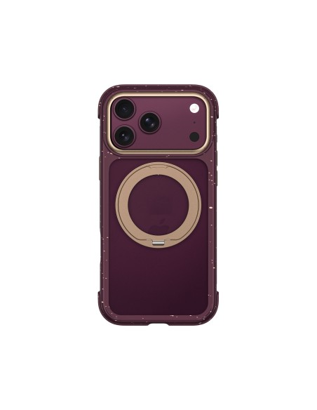 Funda iPhone 18/17 Pro Soporte MagSafe AreoArmor Morado/Oro | WiWU