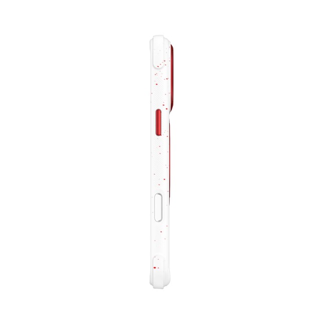 Funda iPhone 18/17 Pro Max Soporte MagSafe AreoArmor Blanco/Rojo | WiWU