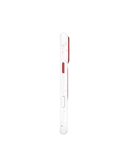 Funda iPhone 18/17 Pro Max Soporte MagSafe AreoArmor Blanco/Rojo | WiWU