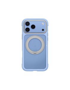 Funda iPhone 18/17 Pro Soporte MagSafe AreoArmor Azul/Gris | WiWU 2