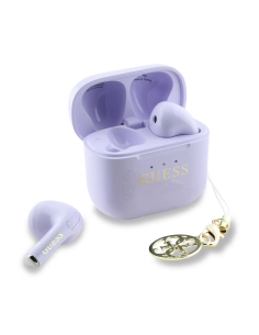 Auriculares TWS Guess con Charm Lila | WiWU Mayorista B2B