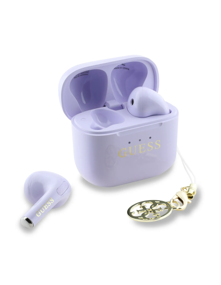 Auriculares TWS Guess con Charm Lila | WiWU Mayorista B2B