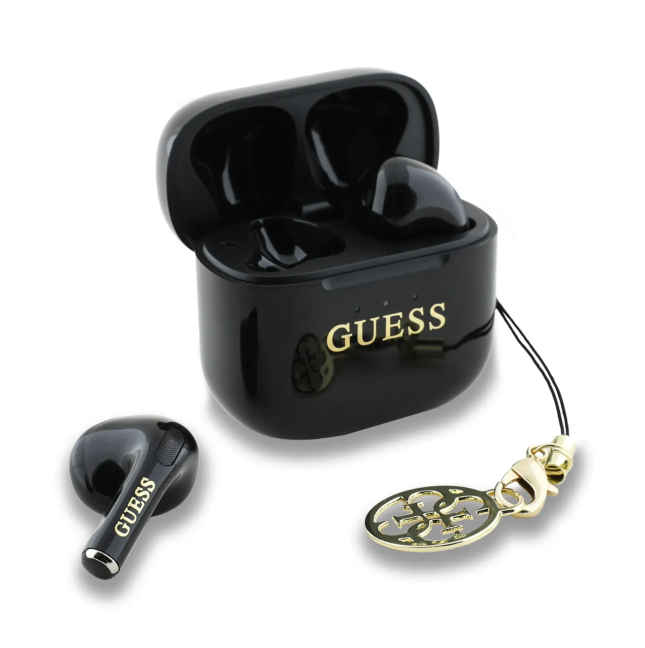 Auriculares TWS Guess con Charm Negro | WiWU Mayorista B2B
