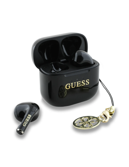 Auriculares TWS Guess con Charm Negro | WiWU Mayorista B2B
