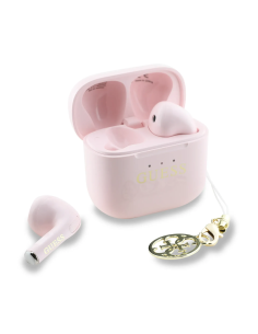 Auriculares TWS Guess con Charm Rosa | WiWU Mayorista B2B