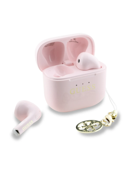 Auriculares TWS Guess con Charm Rosa | WiWU Mayorista B2B