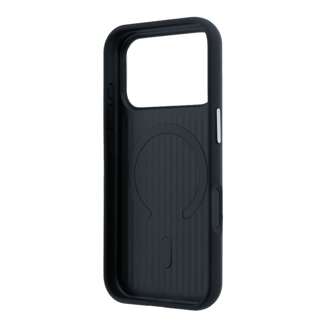 Funda Mercedes-Benz para iPhone 18 Pro Max/17 Pro Max con MagSafe, efecto cuero (Negro)