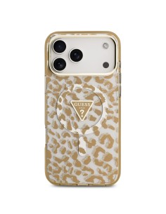 Funda GUESS para iPhone 18 Pro Max/17 Pro Max con MagSafe y estampado de leopardo (Camel) 2