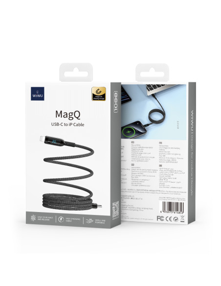30W C-L Magnetic Cable Alloy 1 Meter Black