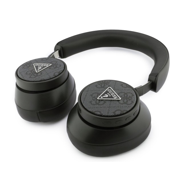 Cascos Bluetooth GUESS con logotipo triangular (Negro)
