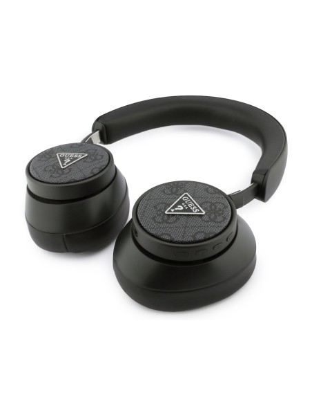Cascos Bluetooth GUESS con logotipo triangular (Negro)