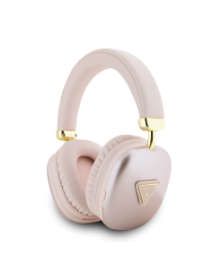 Cascos Bluetooth GUESS ENC y logotipo triangular (Rosa)