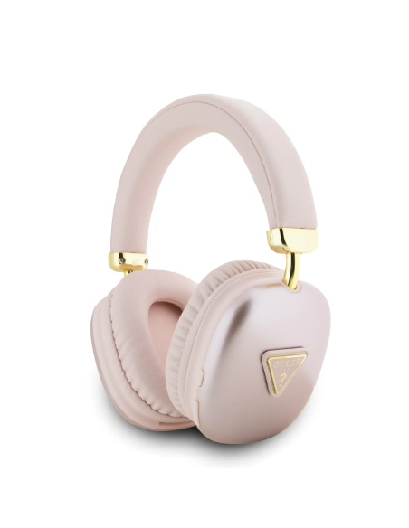 Cascos Bluetooth GUESS ENC y logotipo triangular (Rosa)