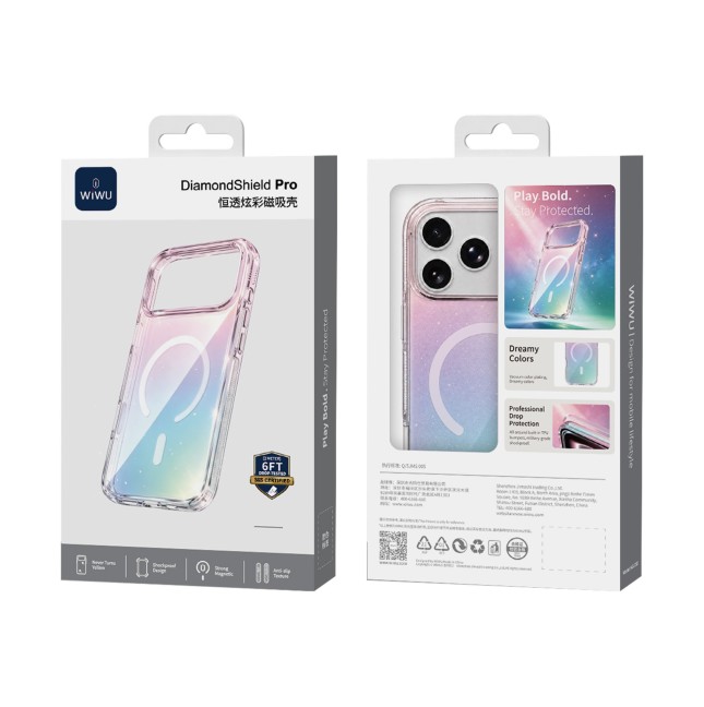 Iridescent Diamond Shield Case for iPhone 18/17 Pro | WiWU