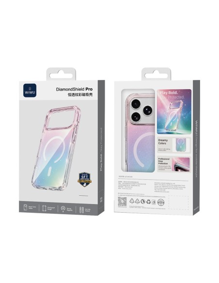 Iridescent Diamond Shield Case for iPhone 18/17 Pro | WiWU