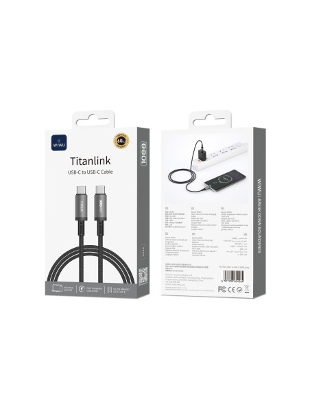 Cable USB-C a USB-C 60W Titanlink (1 m)
