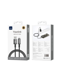 Cable Serie Titanlink Usb a Lightning de 1M 2.4A
