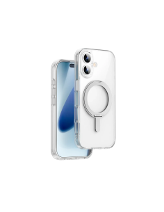 Funda iPhone 17 Soporte MagSafe iShield Transparente | WiWU