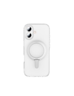 Funda iPhone 17 Soporte MagSafe iShield Transparente | WiWU 2