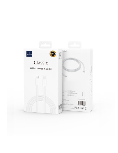 Cable Tipo-C a Tipo-C de Carga Rápida 60W