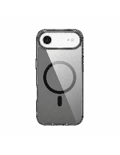 Funda iPhone 17 Air MagSafe Transparente Borde Negro iShield Pro | WiWU 2