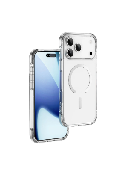 Funda iPhone 17/18 Pro MagSafe Titanium Pro Antiamarilleo | WiWU