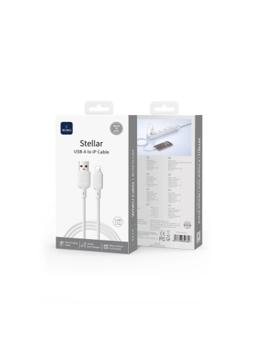 Cable USB-A a Lightning 2,1 A Stellar (1 m)