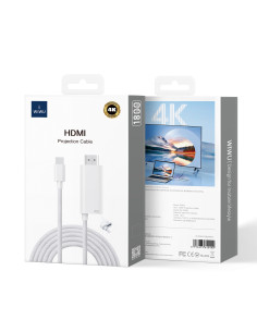 Cable de Proyección HDMI-C 4K de 1,8 Metro