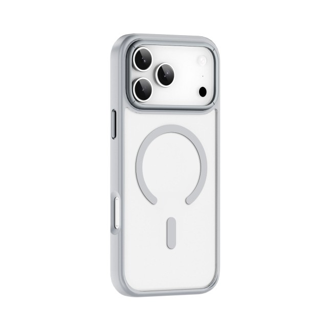 Funda iPhone 17/18 Pro MagSafe Armor Pro Blanco Gris | WiWU