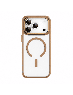 Funda iPhone 17/18 Pro MagSafe Mate Armor Marrón | WiWU 2