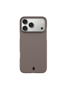 Funda iPhone 17/18 Pro Fibra Aramida MagSafe Marrón | WiWU