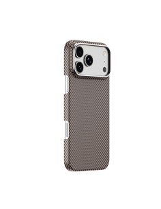 Funda iPhone 17/18 Pro Fibra Aramida MagSafe Marrón | WiWU 2
